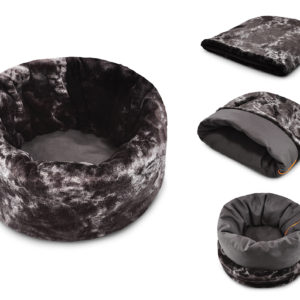 Snuggle Bed Charcoal Gray